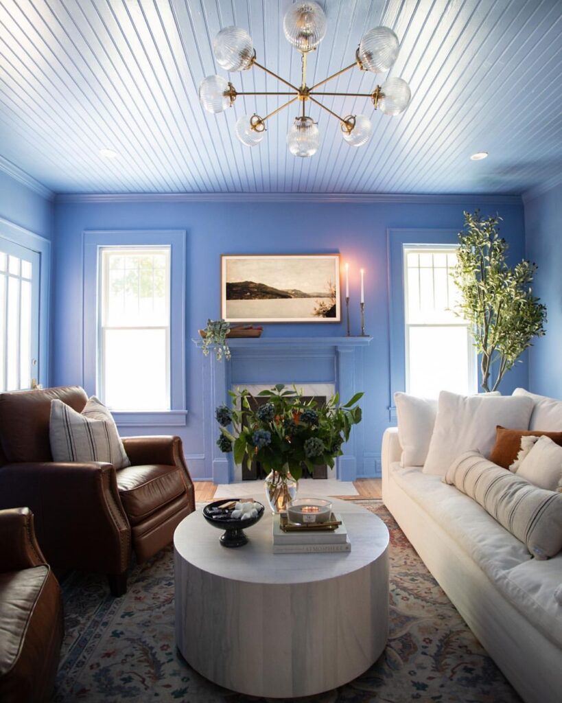 30 Modern And Classic Blue Living Room Decor Ideas