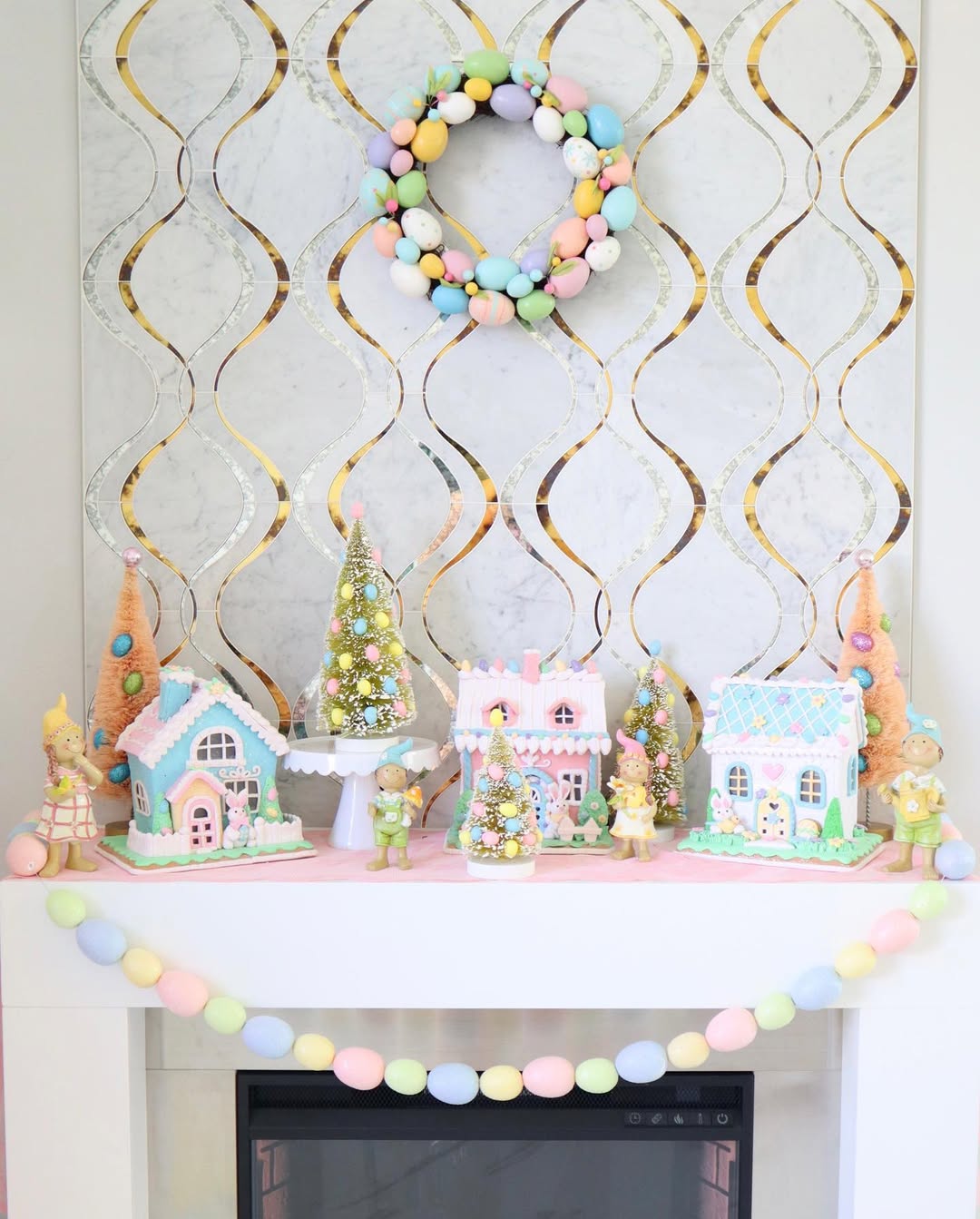 Pastel Village And Easter Whimsy