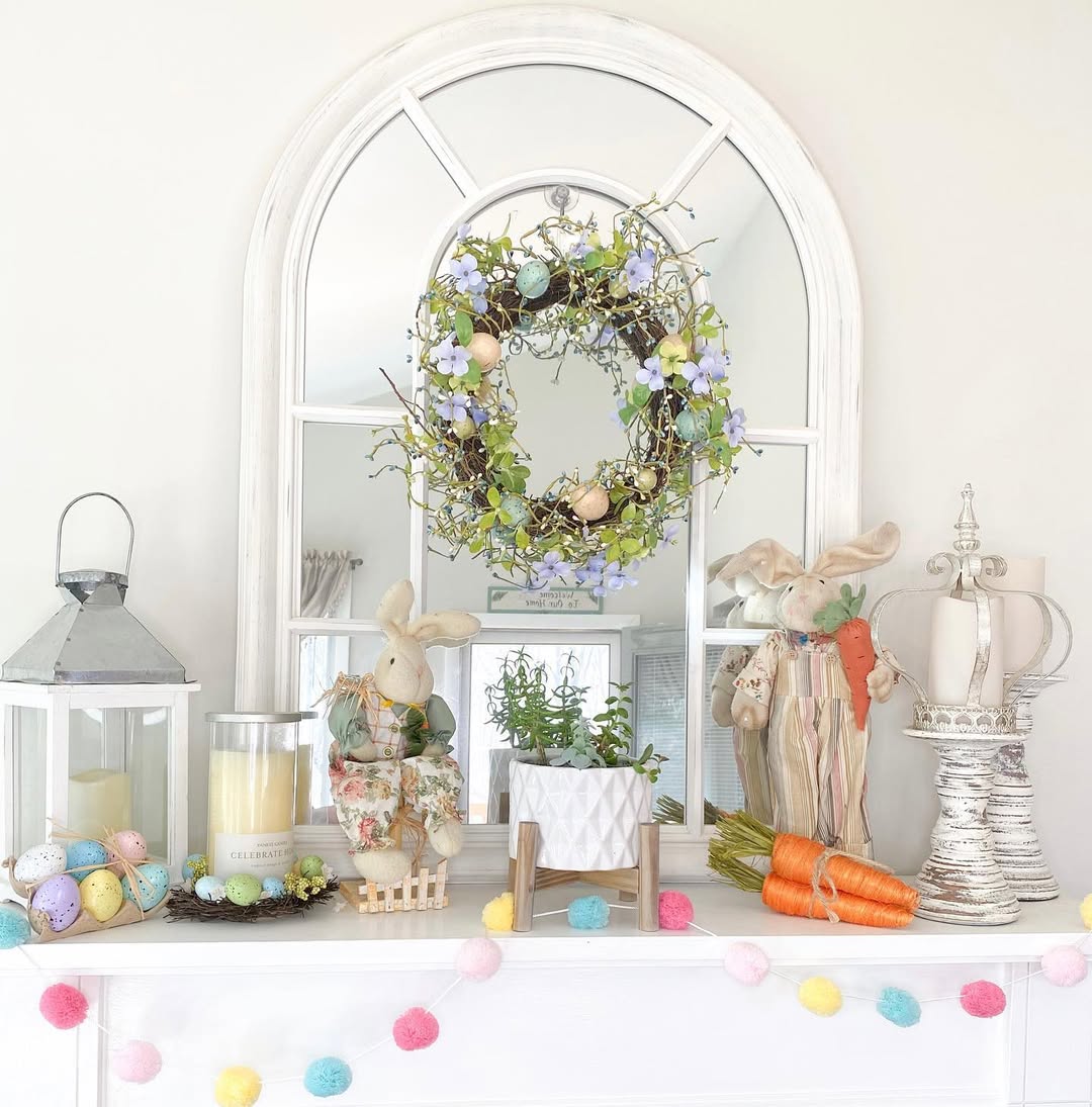 Pastel Florals And Whimsical Easter Touches