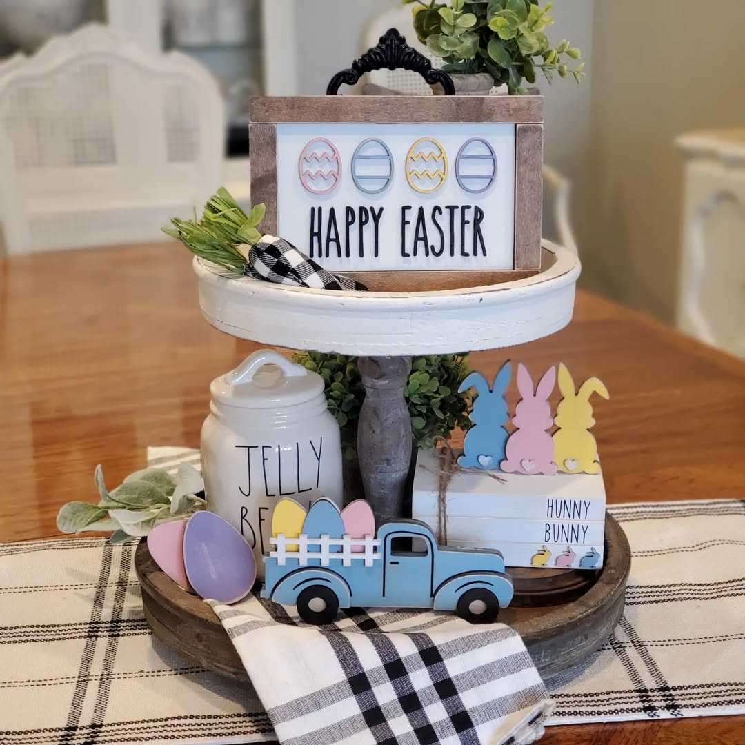 Farmhouse Easter With Pastel Whimsy