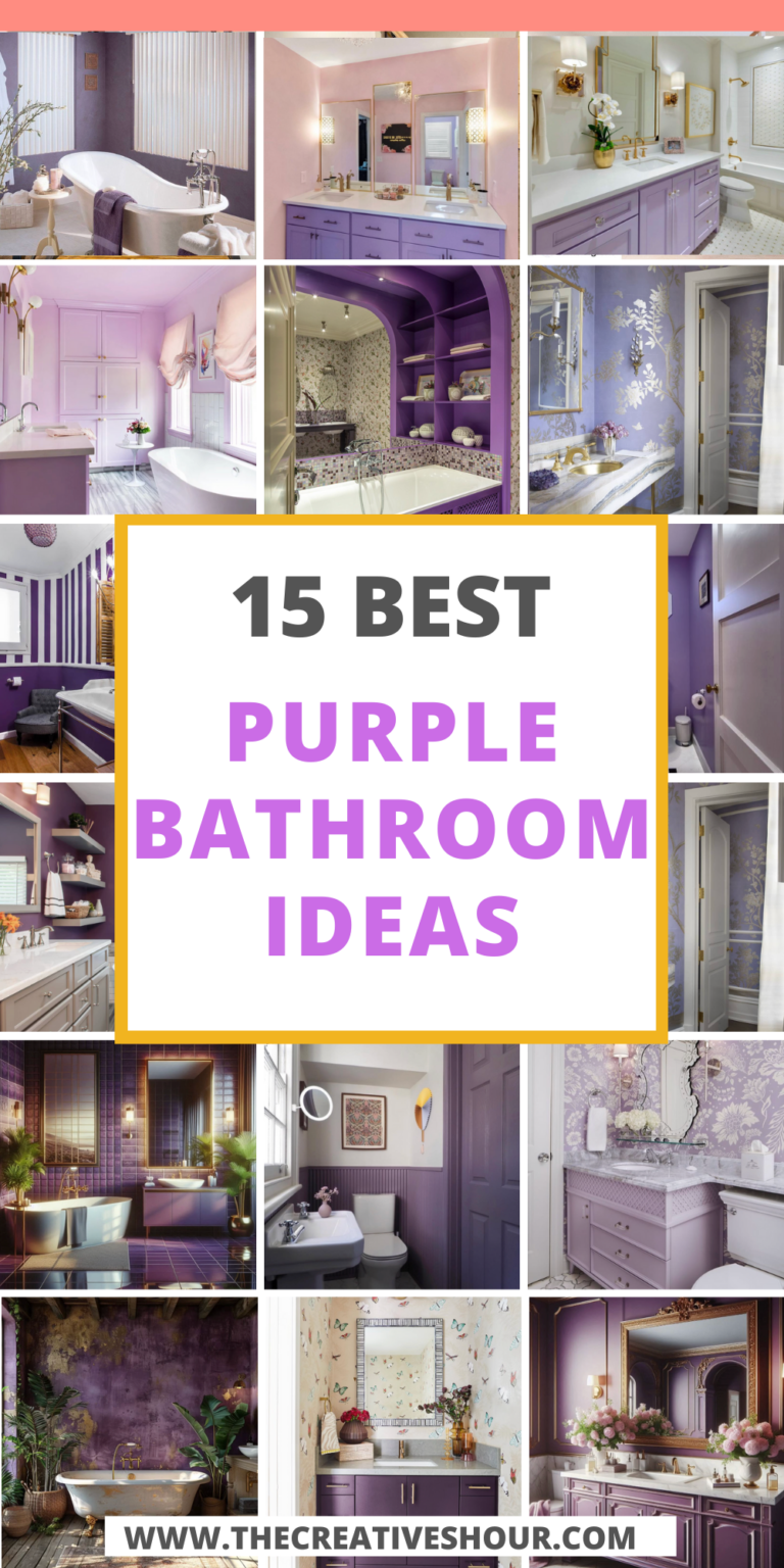 15 Bold And Modern Purple Bathroom Ideas You Should See