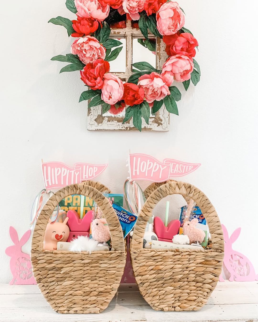 Rustic Egg Baskets With Bold Accents