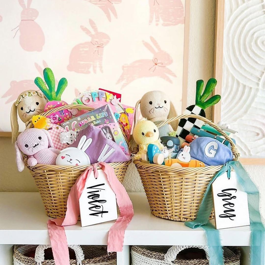 Personalized Easter Baskets With Classic Charm