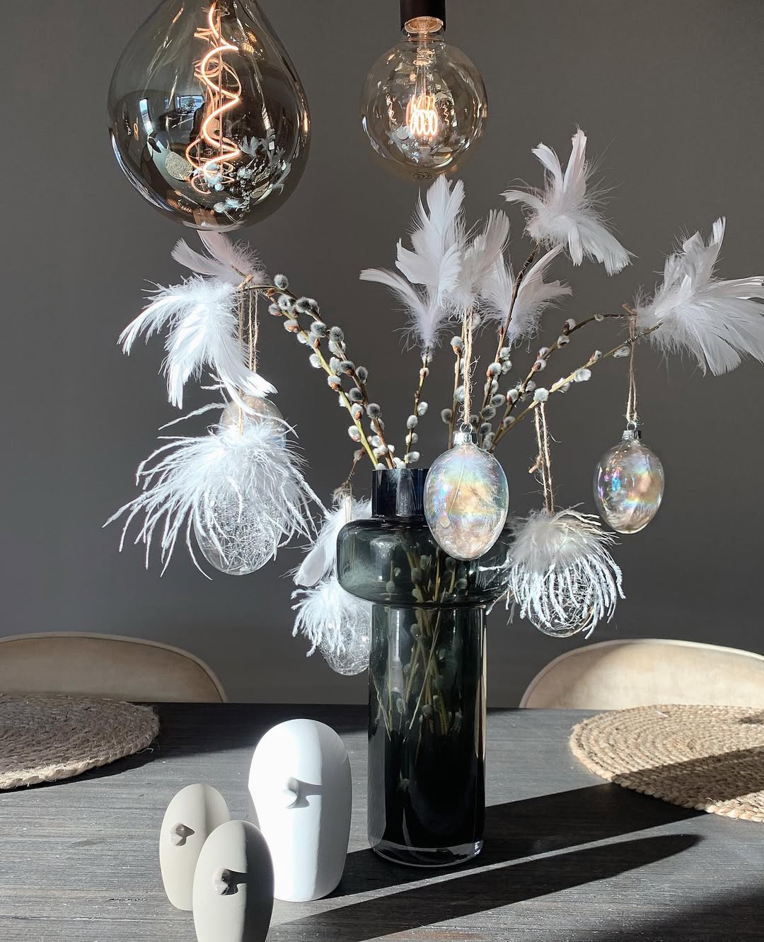 Ethereal Easter Decor With Dramatic Elegance