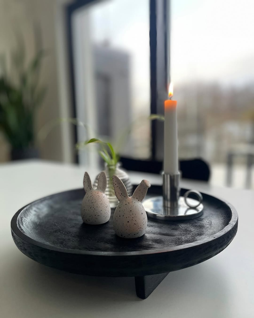 Minimalist Easter Vignette With Warm Accents