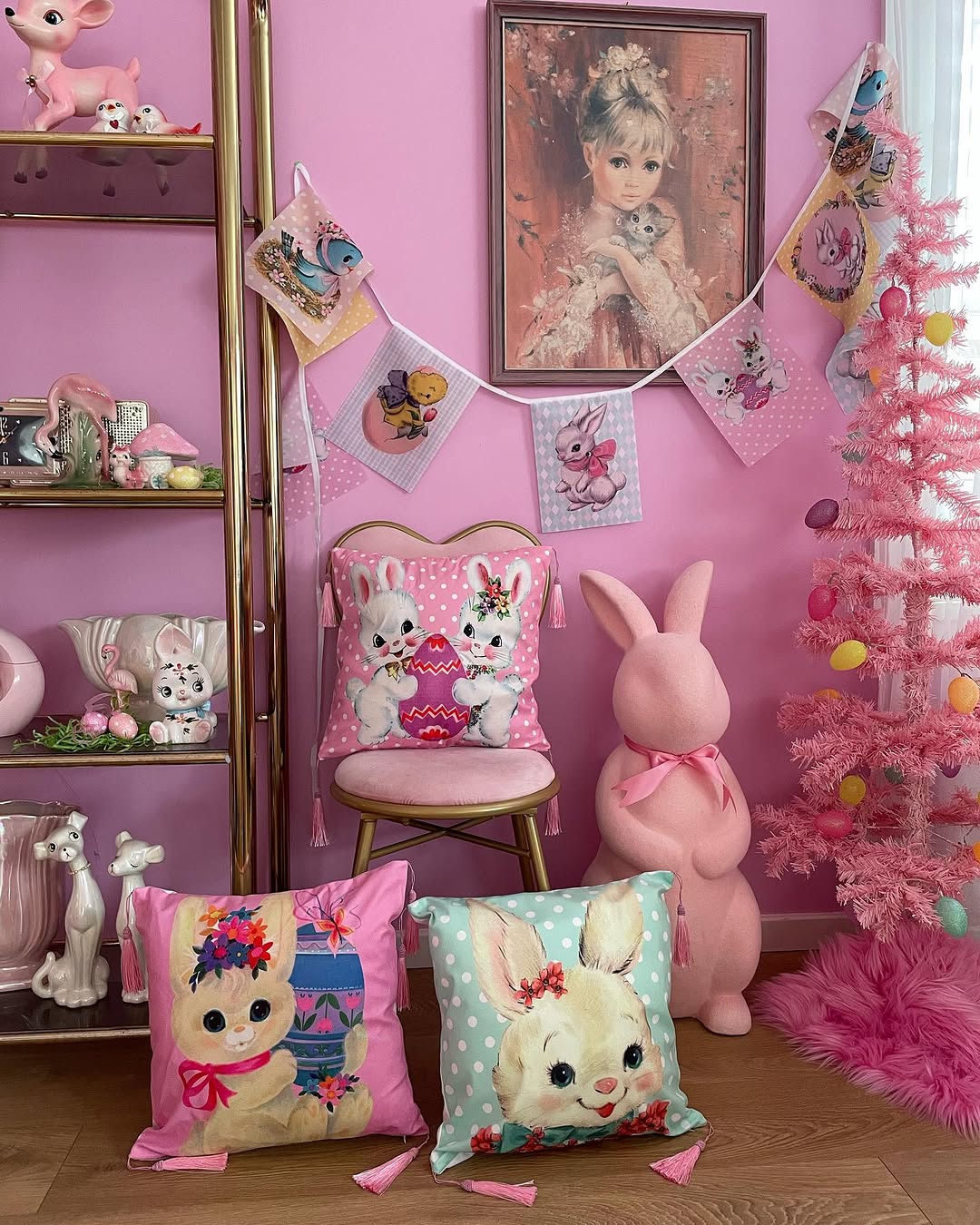 Whimsical Nostalgia: A Playful Easter Corner