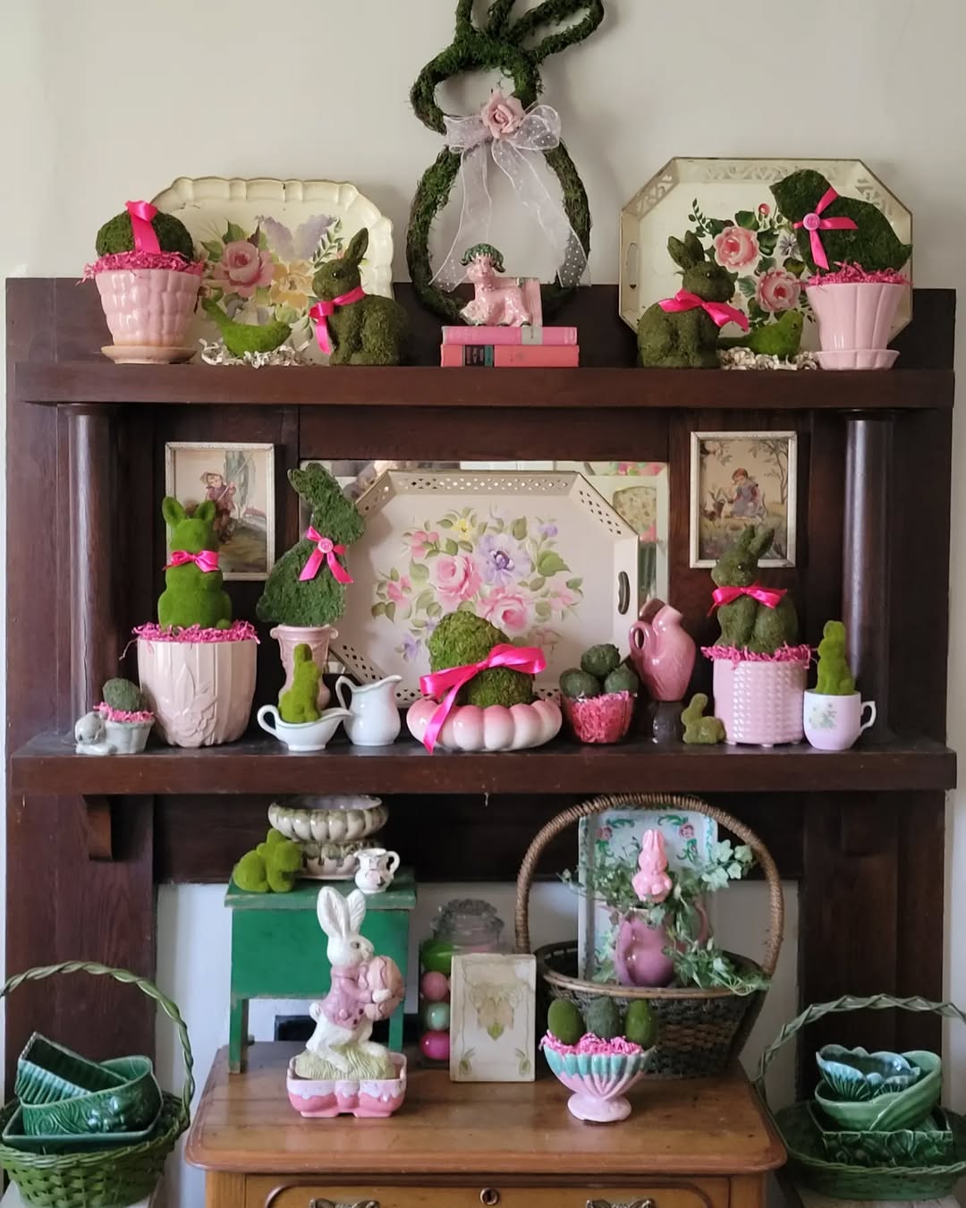 Romantic Easter Decor With Mossy Elegance