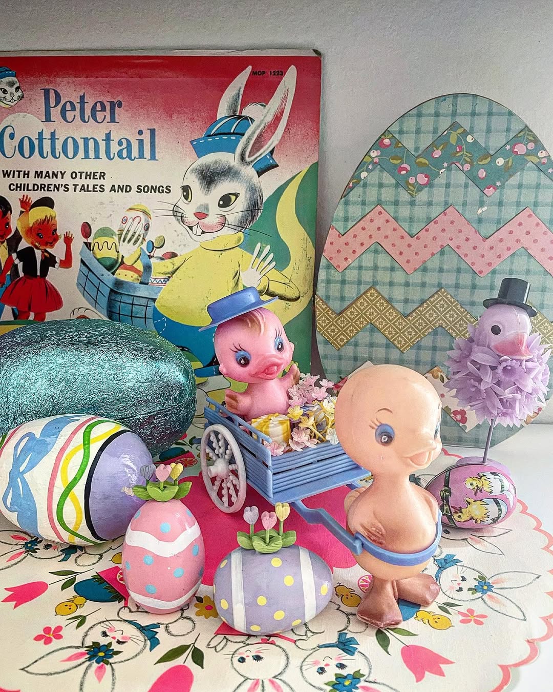 Playful Pastels And Retro Easter Fun