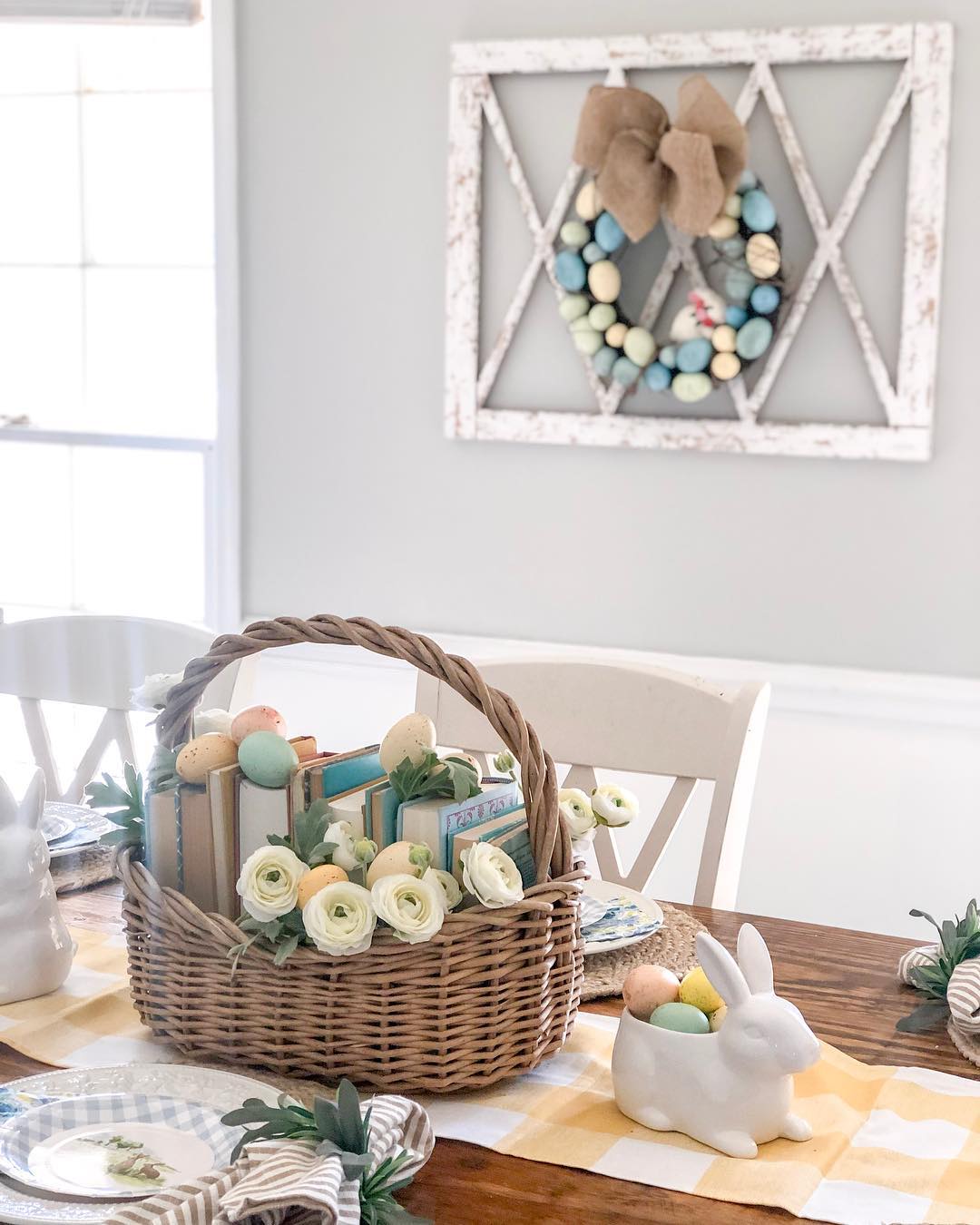 Farmhouse Easter With Basket Charm