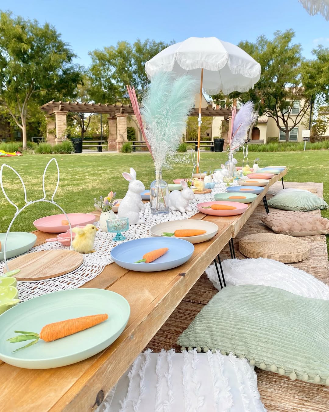 Pastel Picnic With Easter Whimsy