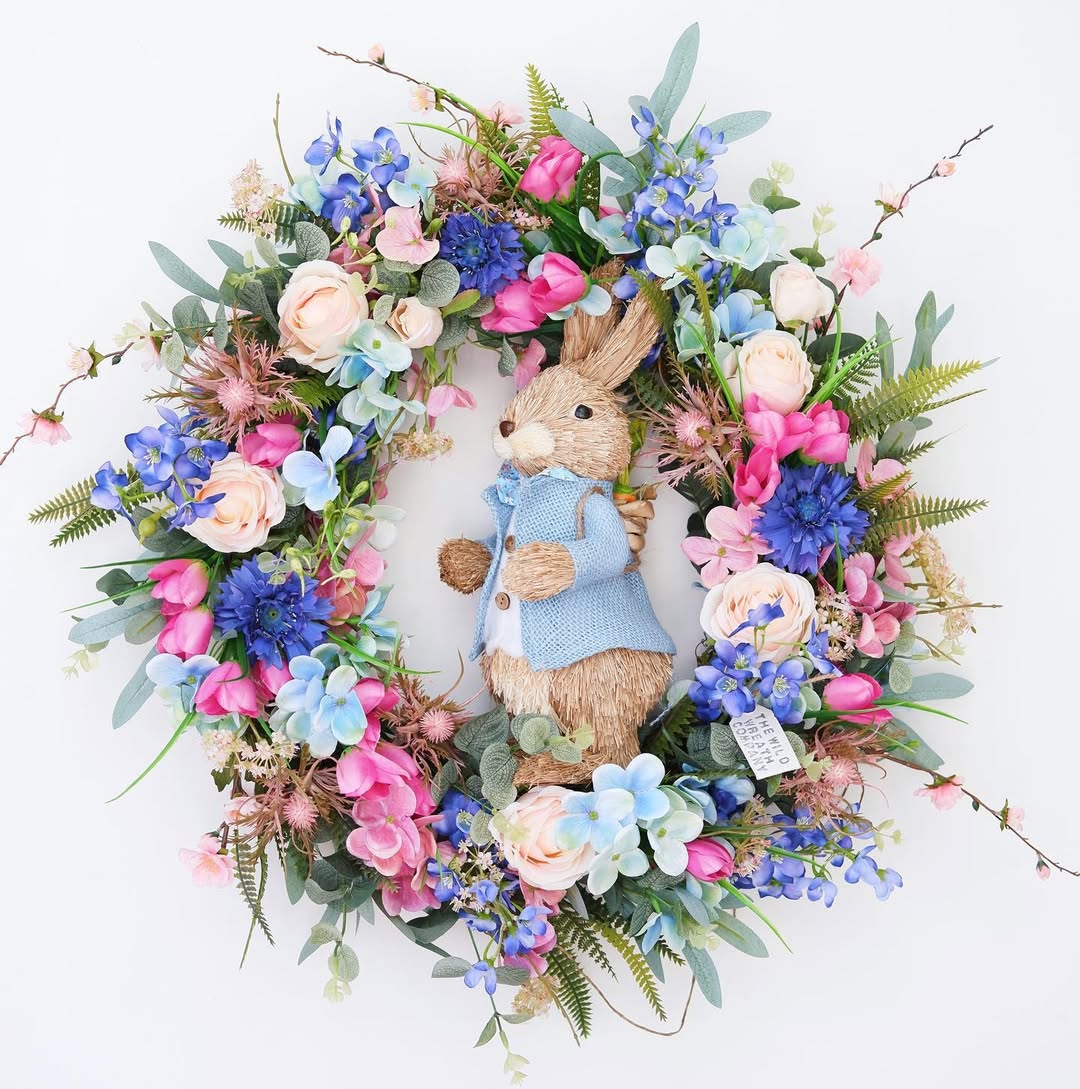 Storybook Bunny In Spring Blooms