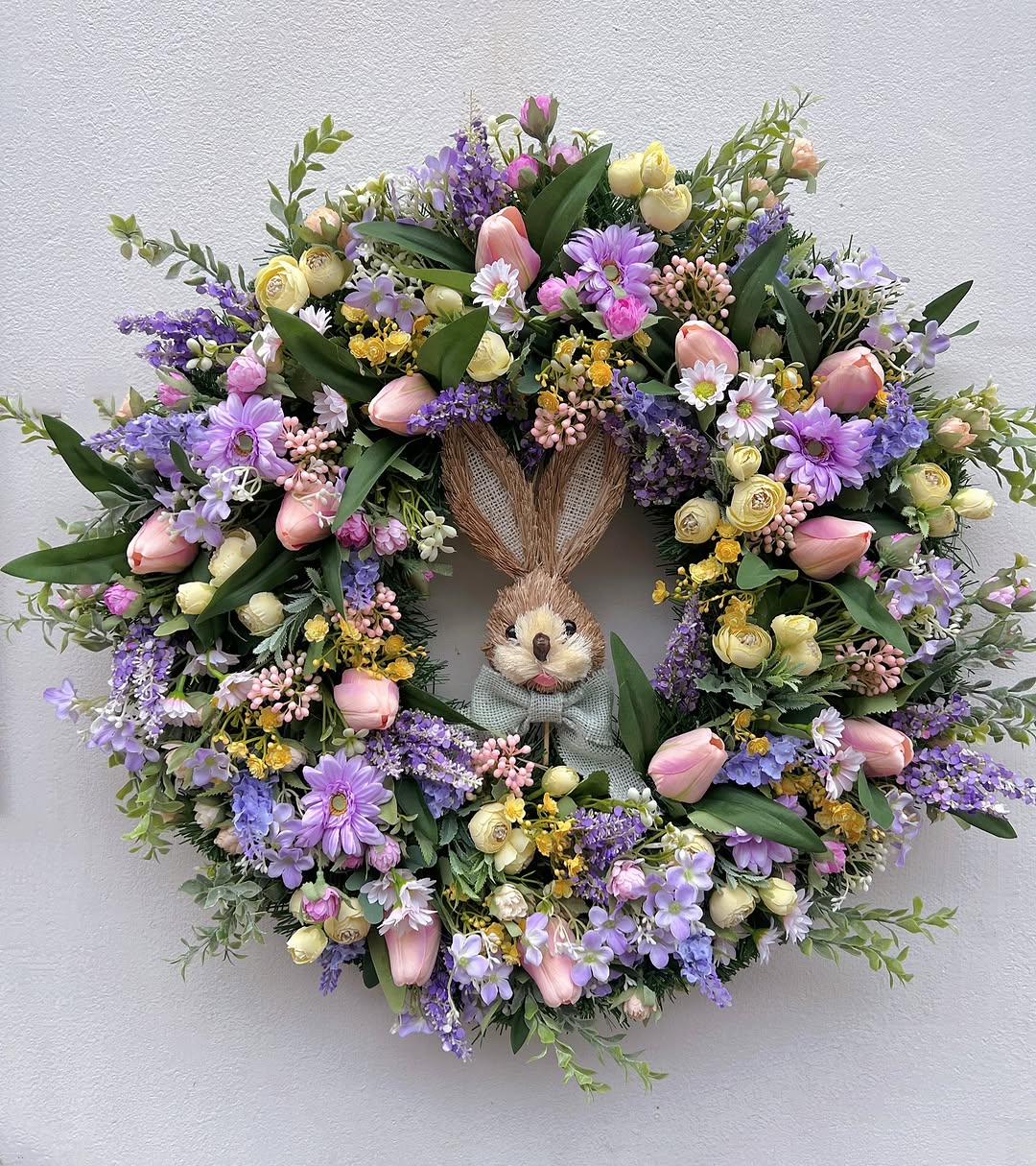 Pastel Elegance With Bunny Whimsy