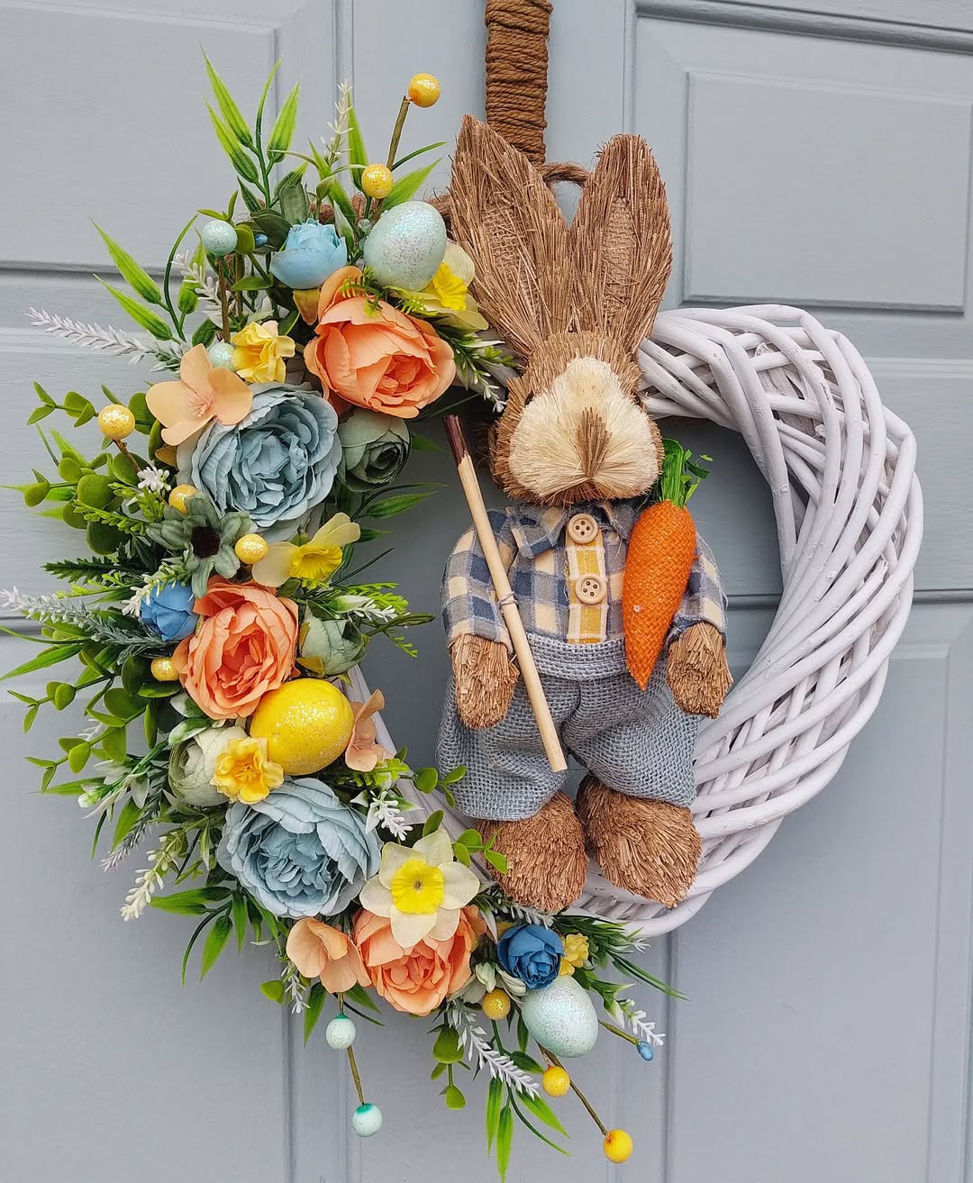 Playful Bunny With Soft Pastels