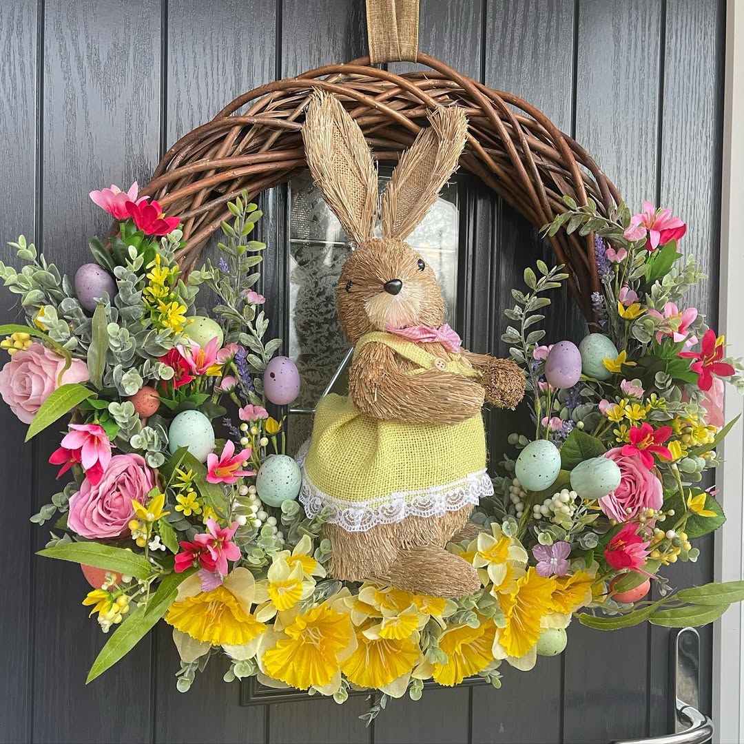 Rustic Bunny Elegance For Easter