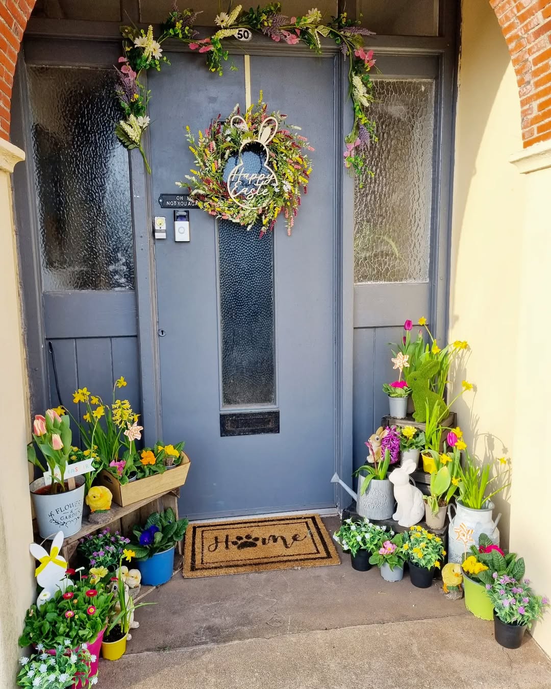 Garden-Inspired Easter Porch Decor