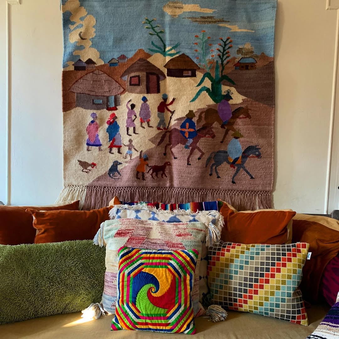 Afrohemian Decor Colorful Textiles And Tradition