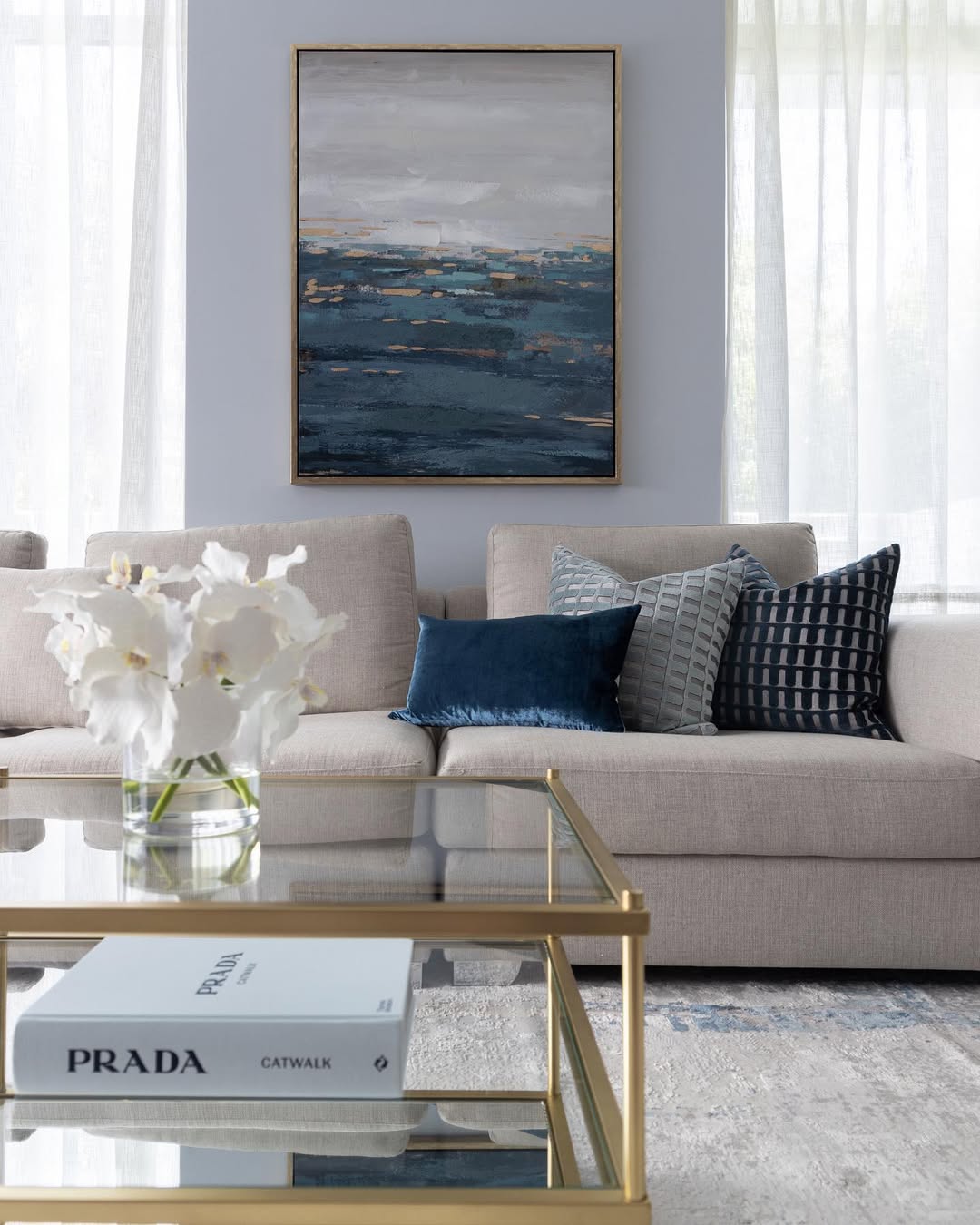 Effortless Elegance In Blue And Grey
