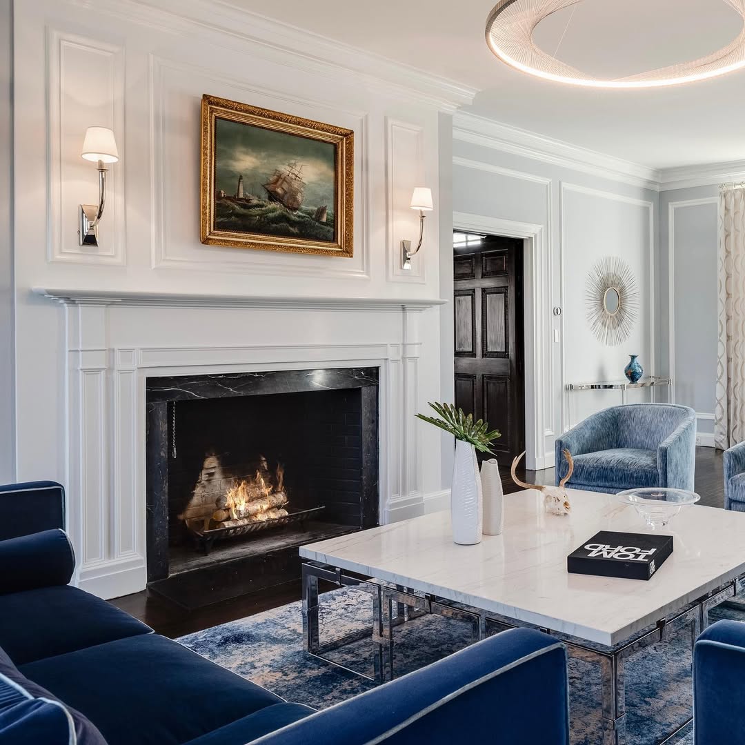 Classic Luxury In Blue And Grey