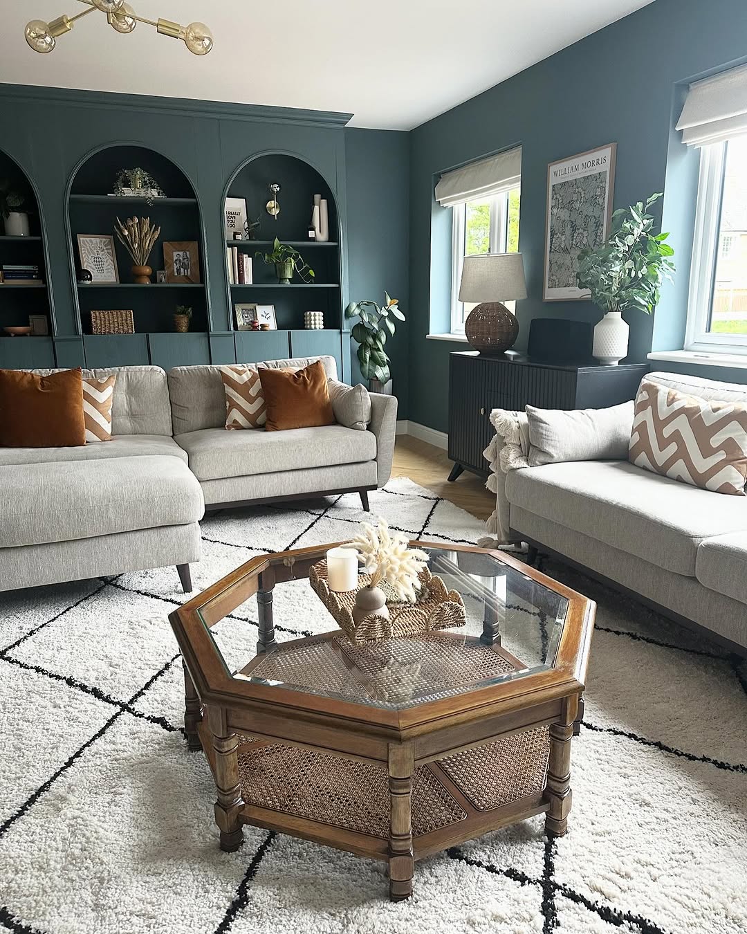 Cozy Sophistication In Blue And Grey