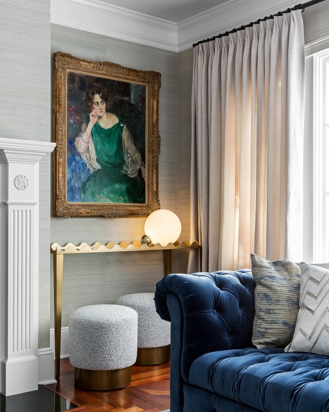  Refined Luxury In Blue And Grey