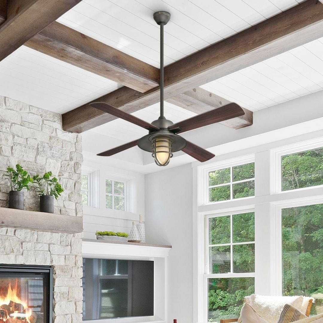 Farmhouse-Inspired Ceiling Fan For Coziness