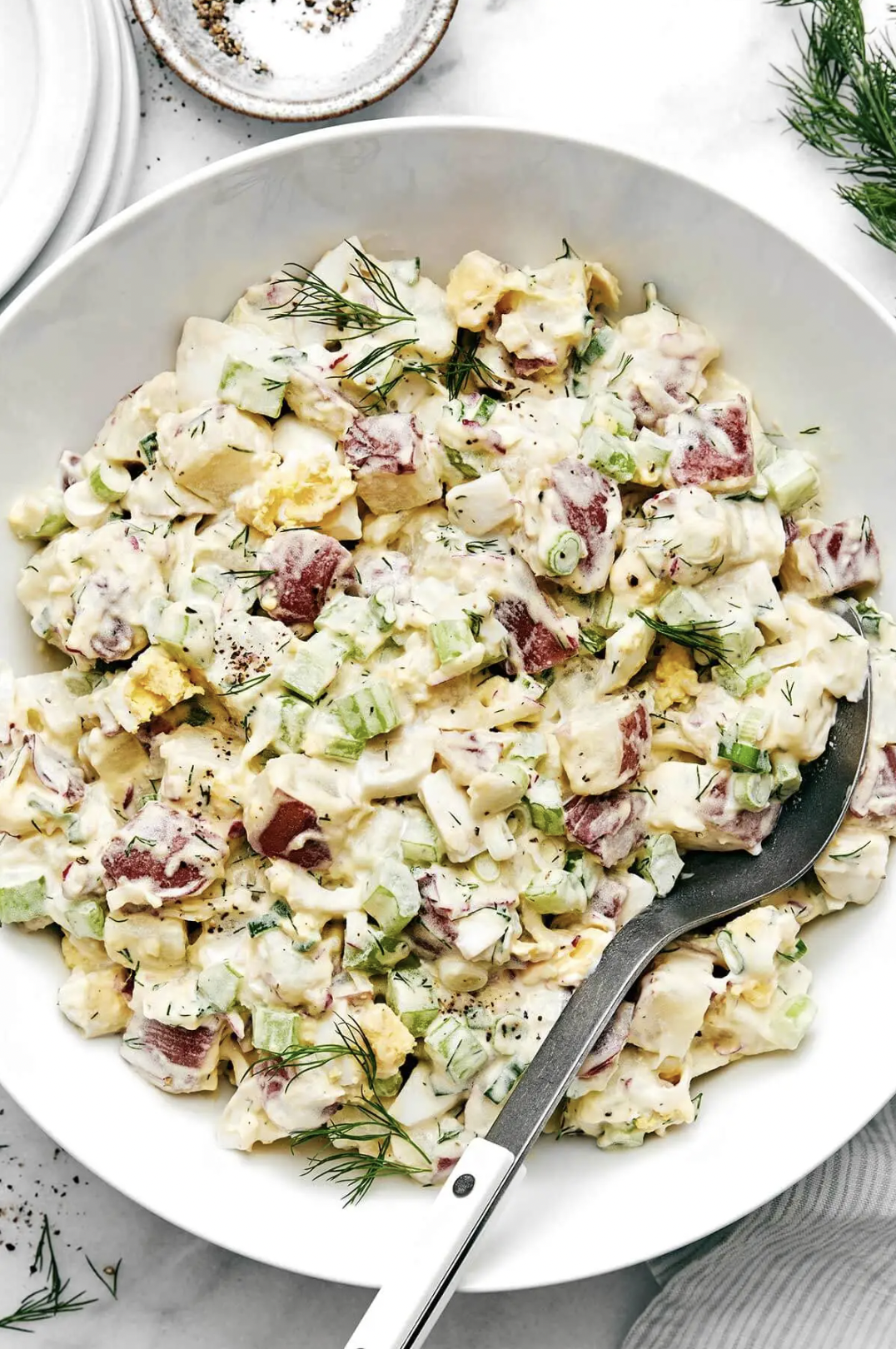 Potato Salad With Grated Radishes