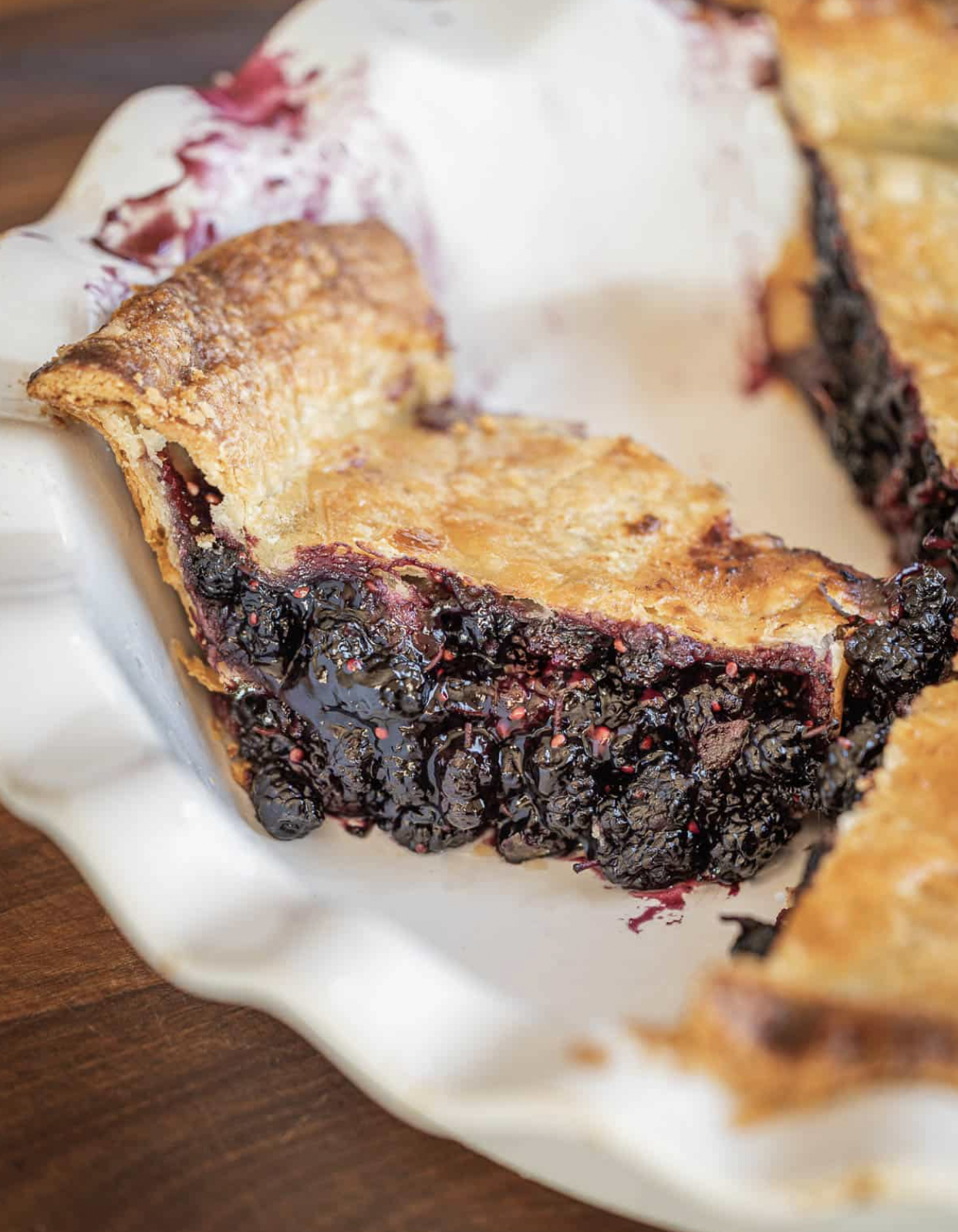 Heavenly Mulberry Pie