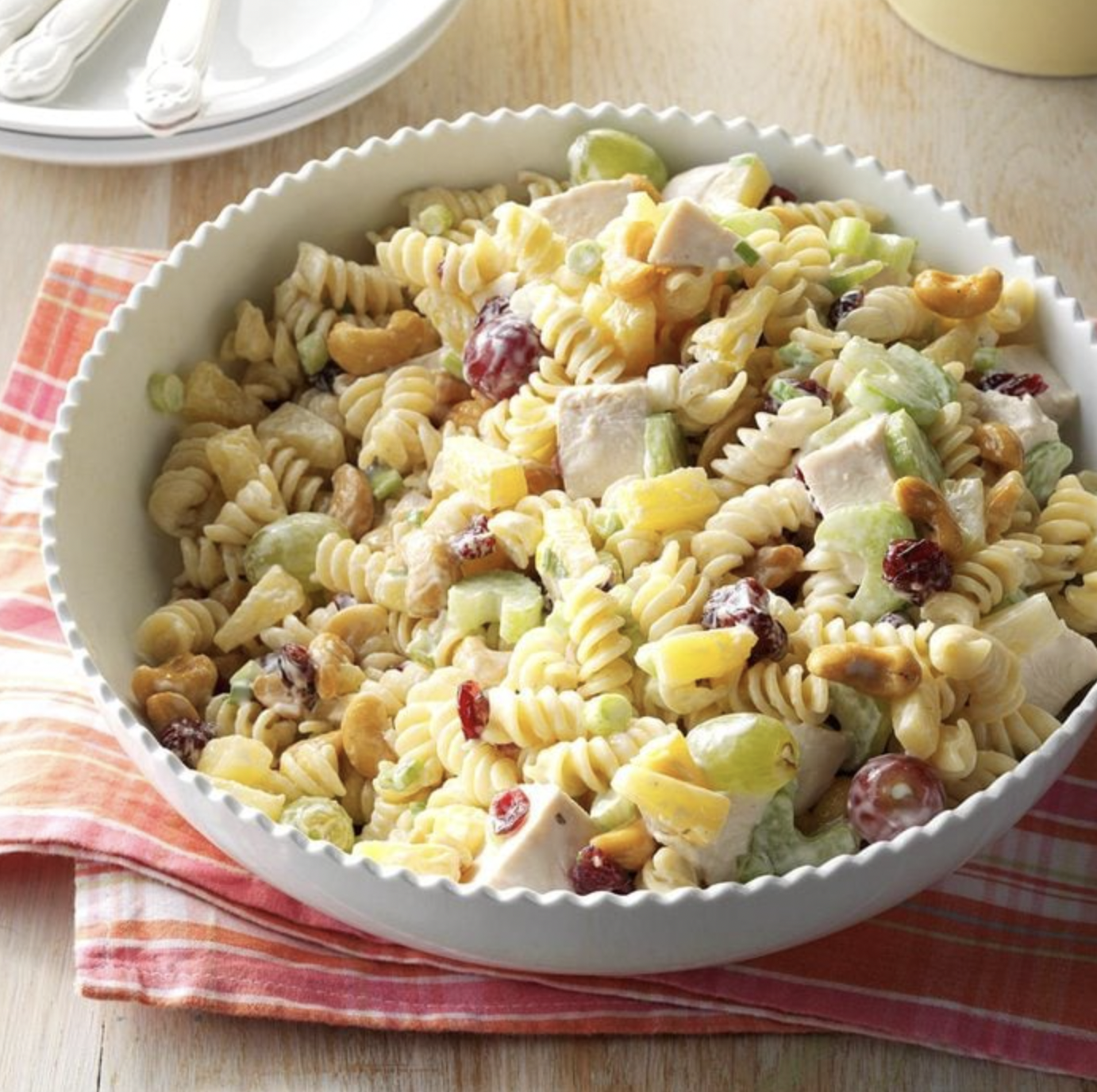 Cashew-Chicken Rotini Salad