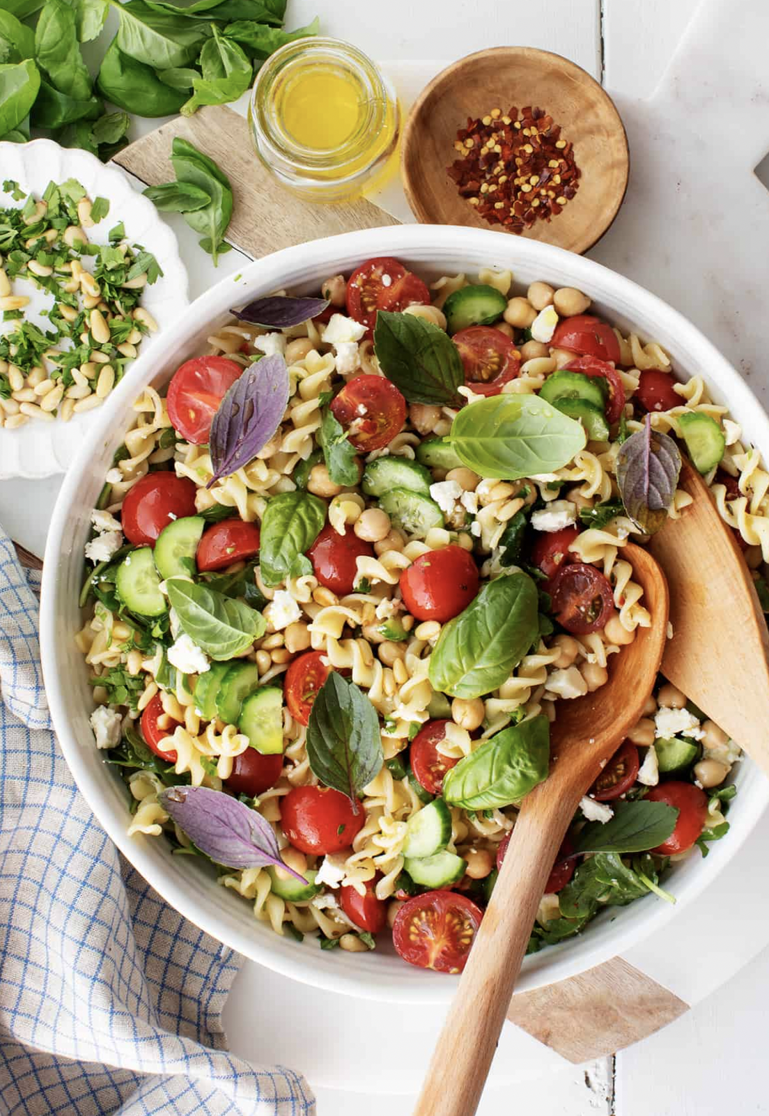 Pasta Salad With Chickpeas