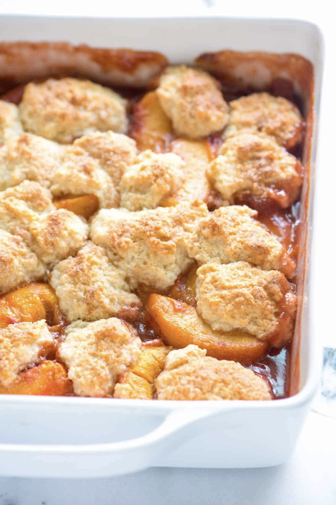 Peach Cobbler with a Twist