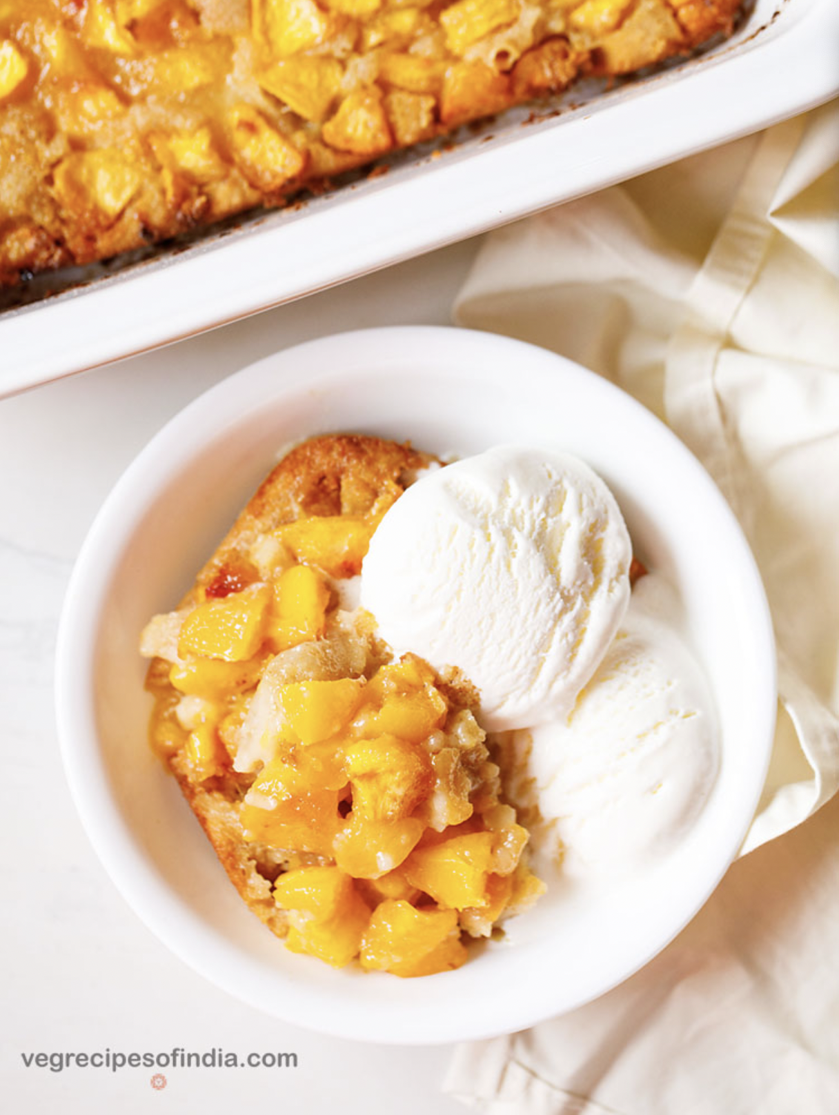 Super Delicious Peach Cobbler