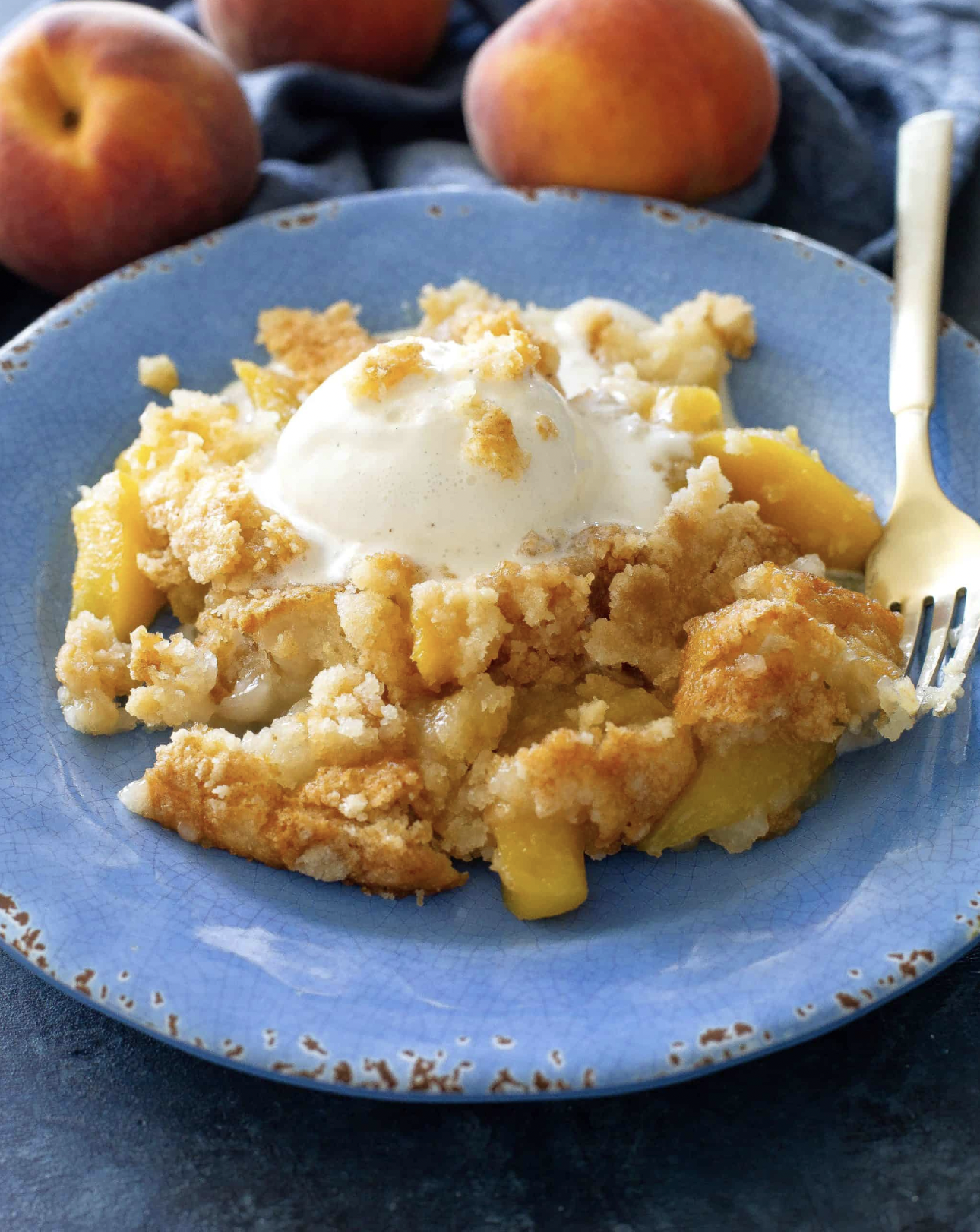 Easy Southern Peach Cobbler