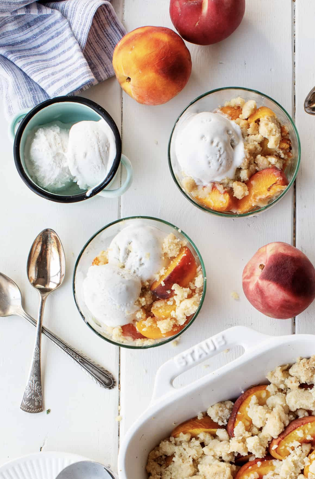 Peach Cobbler With A Hint Of Lemon