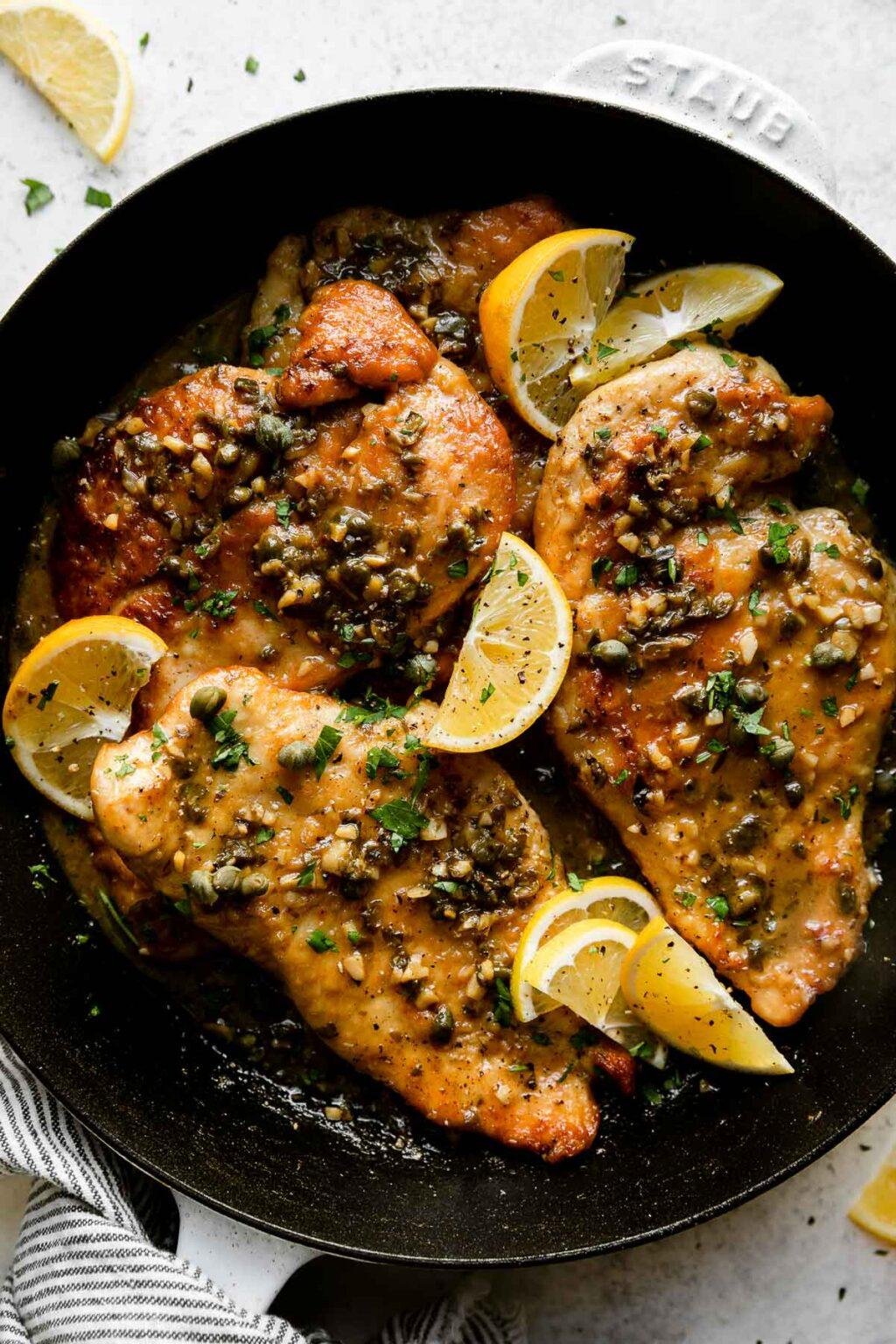 Meyer Lemon Chicken Piccata