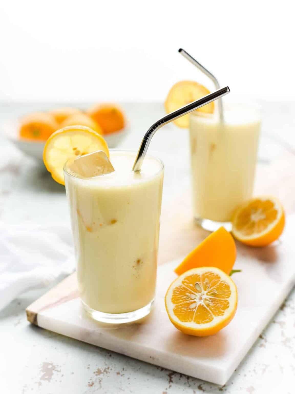 Meyer Lemon And Honey Lassi