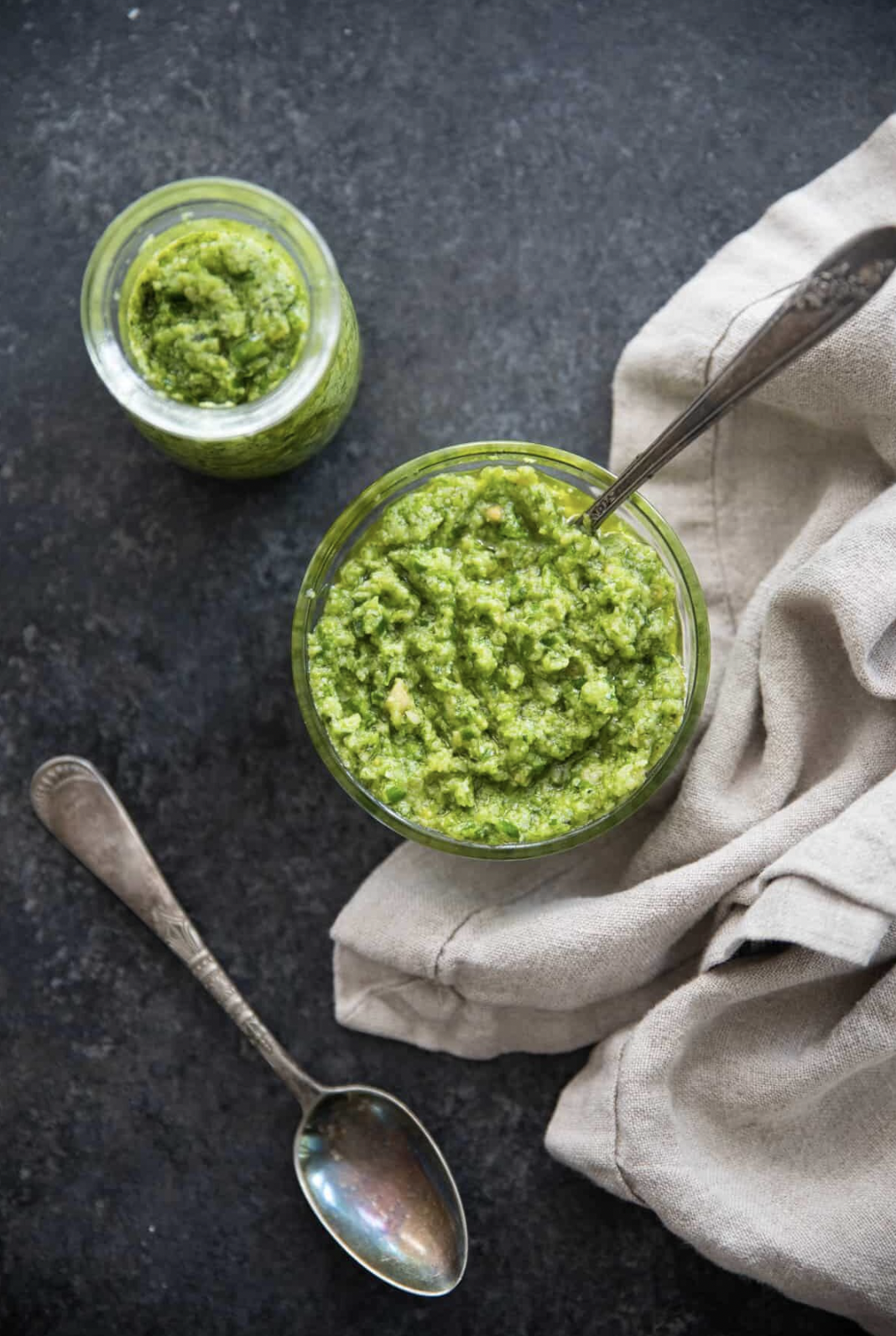 Simple Garlic Scape Pesto Delight