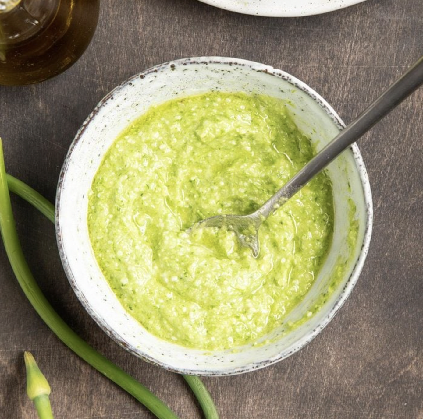 Garlic Scape And Pine Nuts