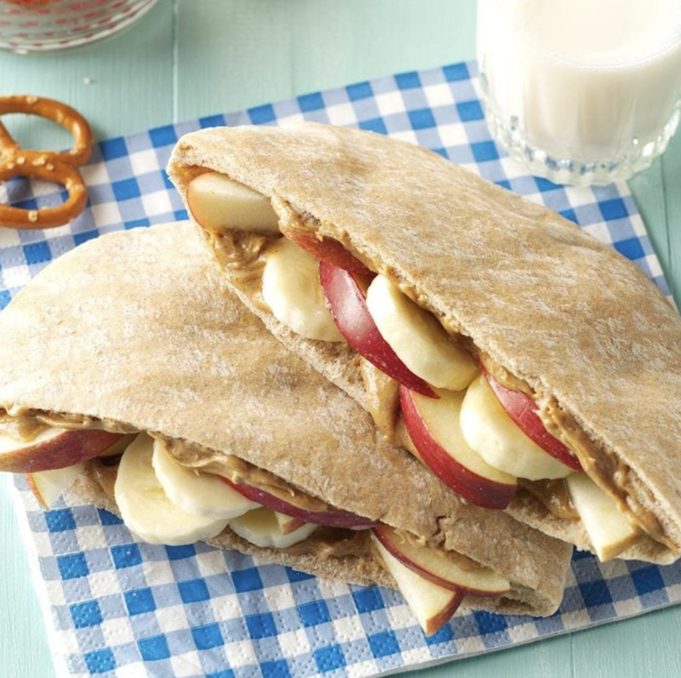 Apple-Banana Pita Pockets