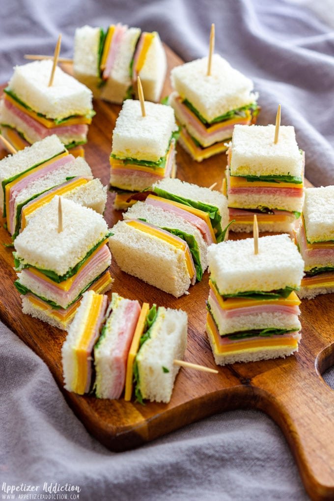 16. Bite-Sized Bliss: Perfect Mini Sandwiches for Poolside Snacking