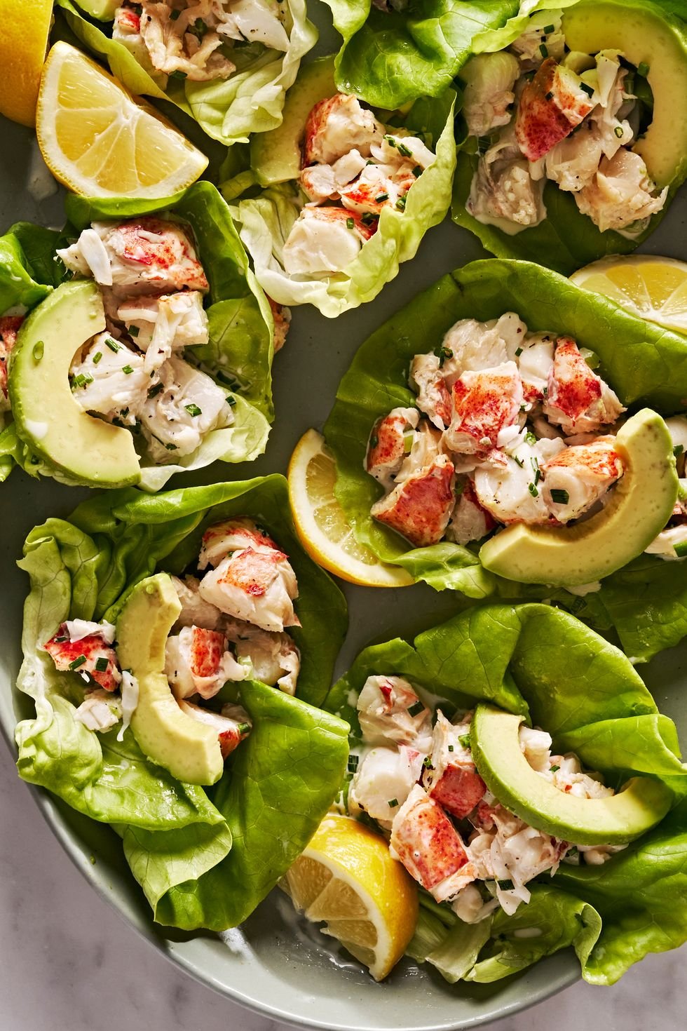 Lobster Salad Lettuce Wraps