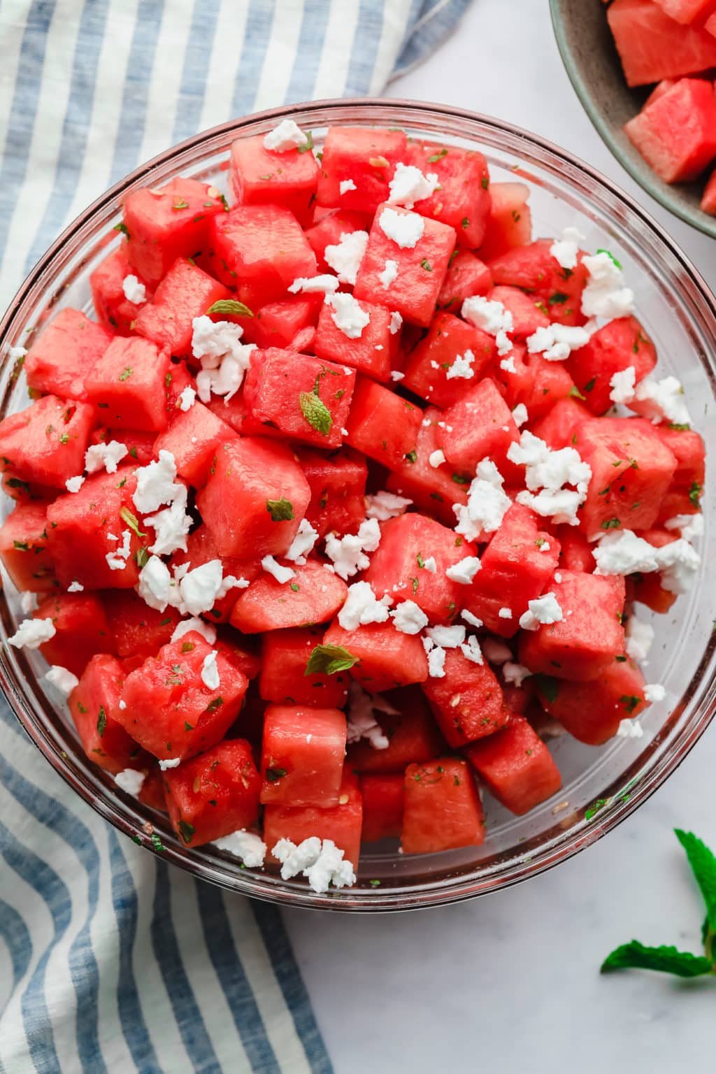 Watermelon Salad with Mint and Feta