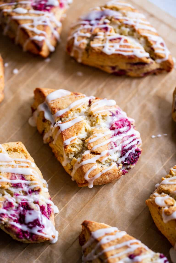 Lemon Raspberry Scones