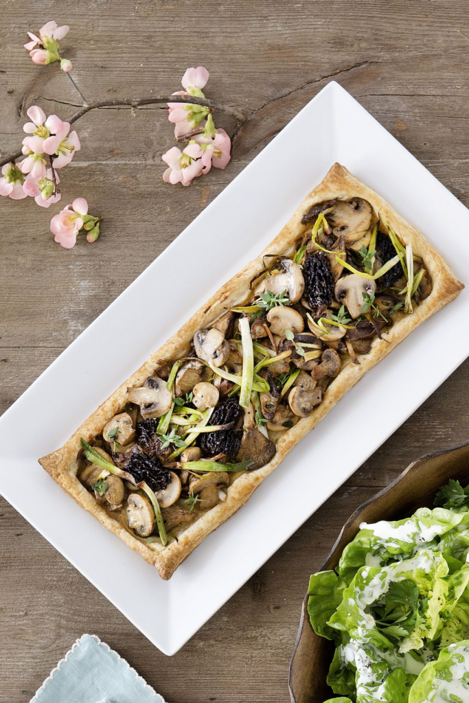 Mushroom-and-Leek Tart