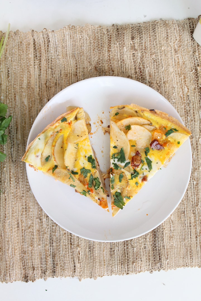 Spiralized Tortilla Española with Chorizo