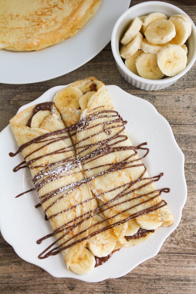 Nutella Banana Crepes