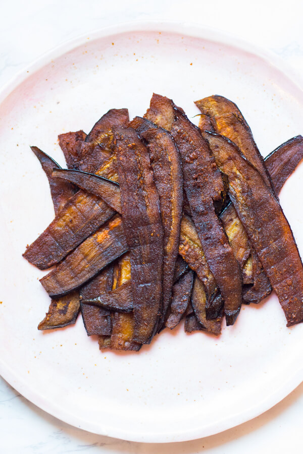 Sweet and Spicy Eggplant Bacon