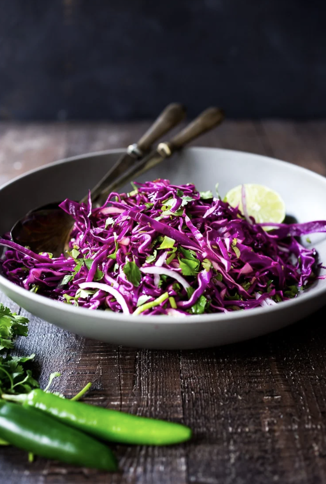 Mexican Slaw with Cilantro and Lime