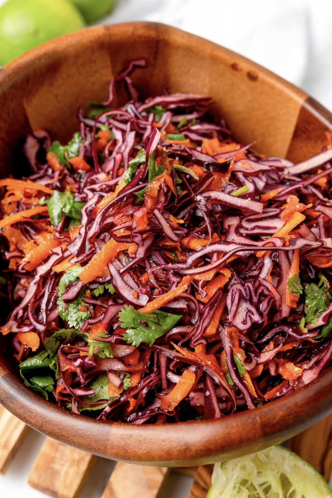 Easy Mexican Slaw (with Cilantro-Lime Dressing)