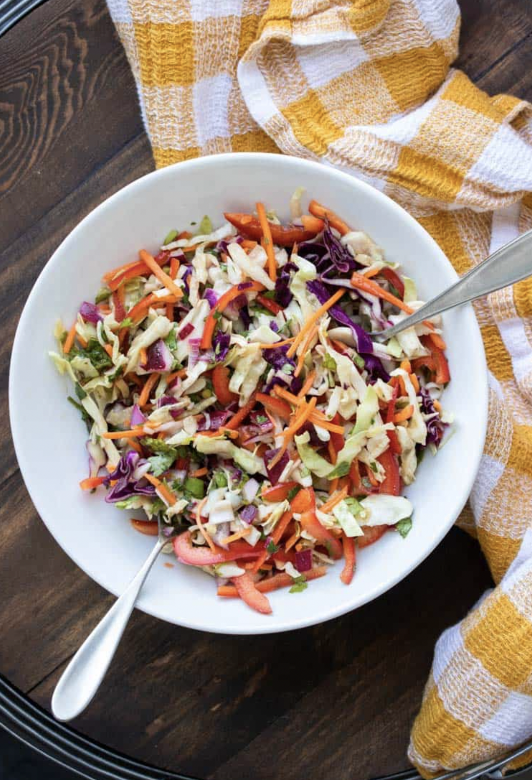 Mexican Coleslaw With Cilantro Lime Dressing