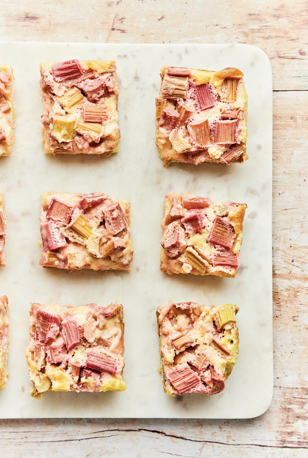  Irresistible Rhubarb Custard Bars